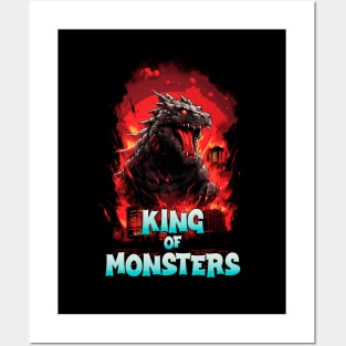 King of monsters Posters and Art